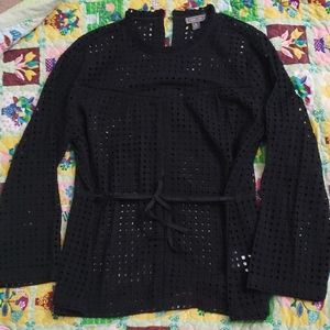 J CREW | Point Sur Eyelet Top